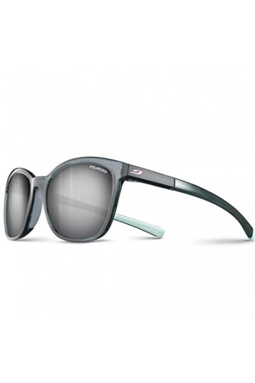 Julbo Spark Lunettes de Soleil, Gris Translucide Brillant/Mint, Taille Unique Femme
