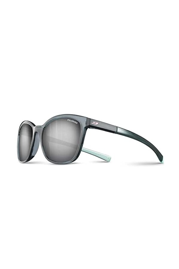 Julbo Spark Lunettes de Soleil, Gris Translucide Brillant/Mint, Taille Unique Femme