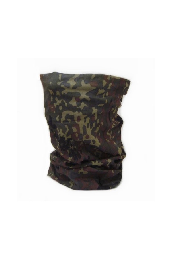 Tour de Cou/Masque/Cagoule 12 en 1"Flecktarn Camouflage - Airsoft/Paintball/Moto/Ski/Outdoor