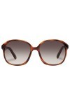 Le Specs Lunettes de soleil STUPID CUPID pour homme et femme avec cadre rond avec protection UV, Kaki Degré/Toffee Tort, tail