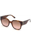 Guess Gu7727 Lunettes de Soleil, Dark Havana, 55 Femme