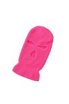 yanghui Cagoule 3 Trous | Cagoule Tricotée | Couverture Complète du Visage | Cagoule dhiver Femmes Hommes | Masque Facial Co