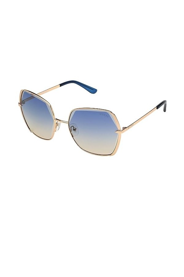 Guess 0, Lunettes de Soleil Femme, Gold, 60