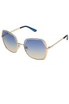 Guess 0, Lunettes de Soleil Femme, Gold, 60
