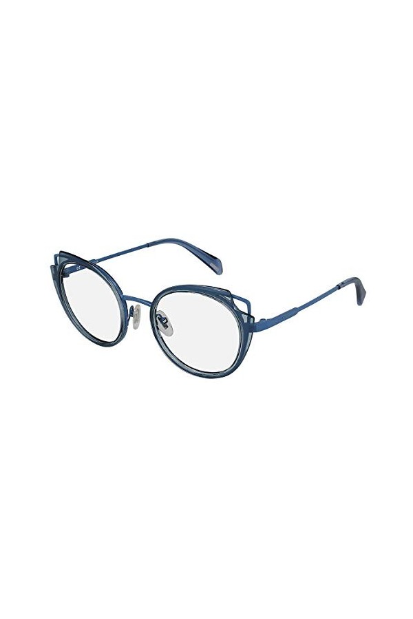 Police VPLA03 Sunglasses, Blue, 49 Unisex