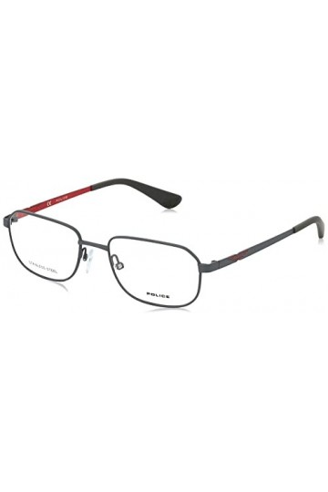 Police VK561 Sunglasses, Total Matt Smoke Grey, 49 Unisex