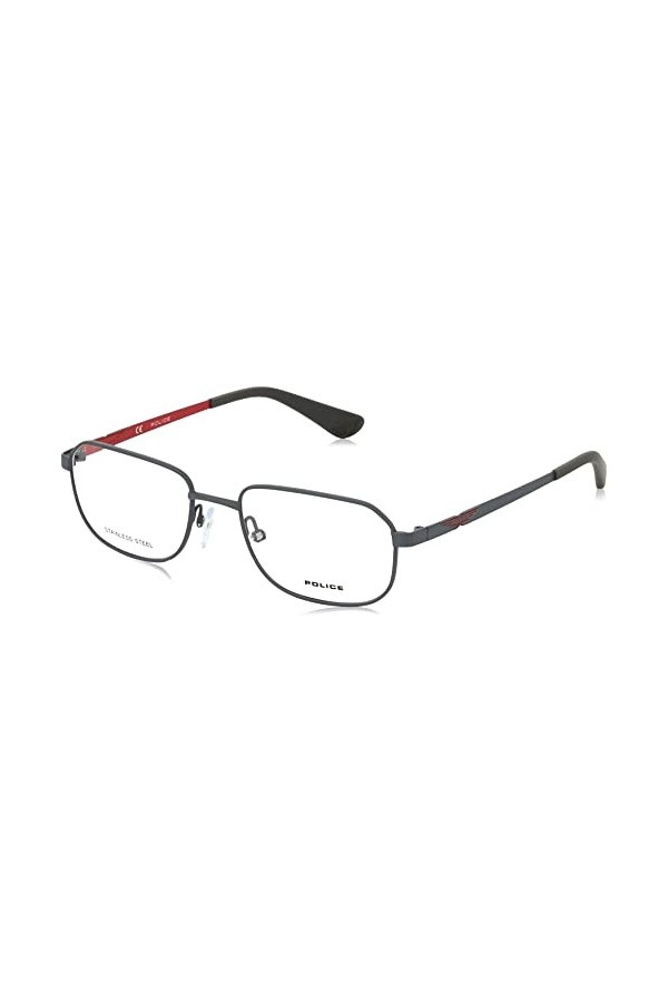 Police VK561 Sunglasses, Total Matt Smoke Grey, 49 Unisex