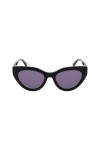 Karl Lagerfeld KL6047S 46673 001 black sole Mens Acetate, Standard, 52 KL6047S Sunglasses, 52 Unisex