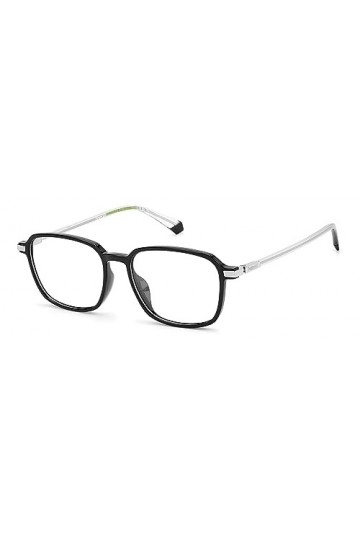 Polaroid Eyeglasses Sunglasses, 807/16 Black, 52 Unisex