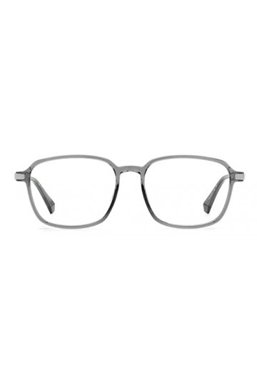 Polaroid Rectangle Full Rim Grey Frame-105798yb75216 Sunglasses, YB7/16 Silver, 52 Unisex