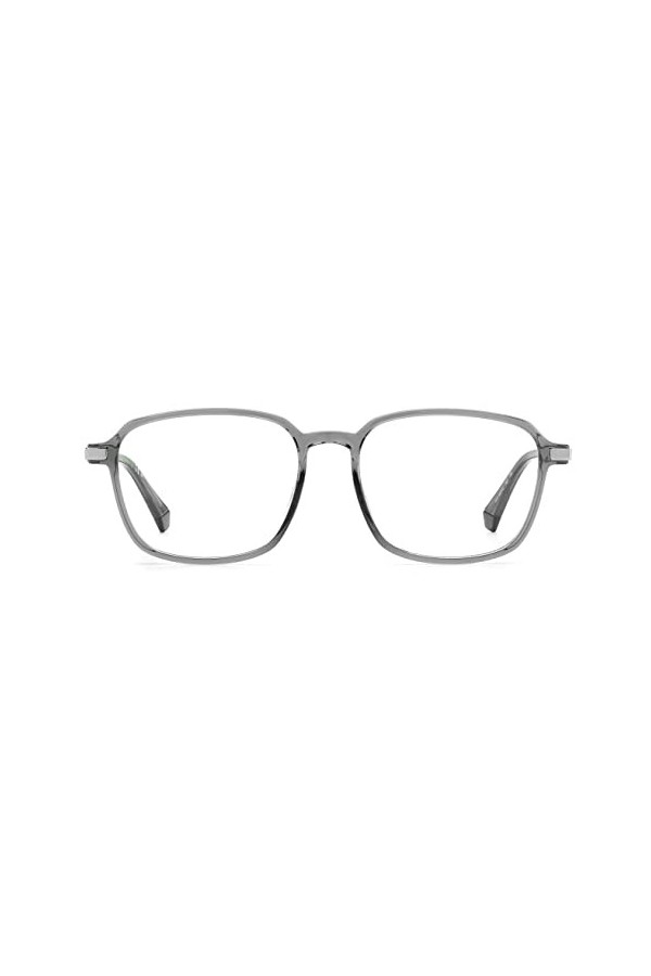 Polaroid Rectangle Full Rim Grey Frame-105798yb75216 Sunglasses, YB7/16 Silver, 52 Unisex