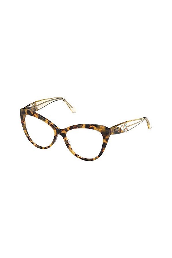 Guess Gu2837 Lunettes de Soleil, Multicolore Blonde Havana , 53 Femme