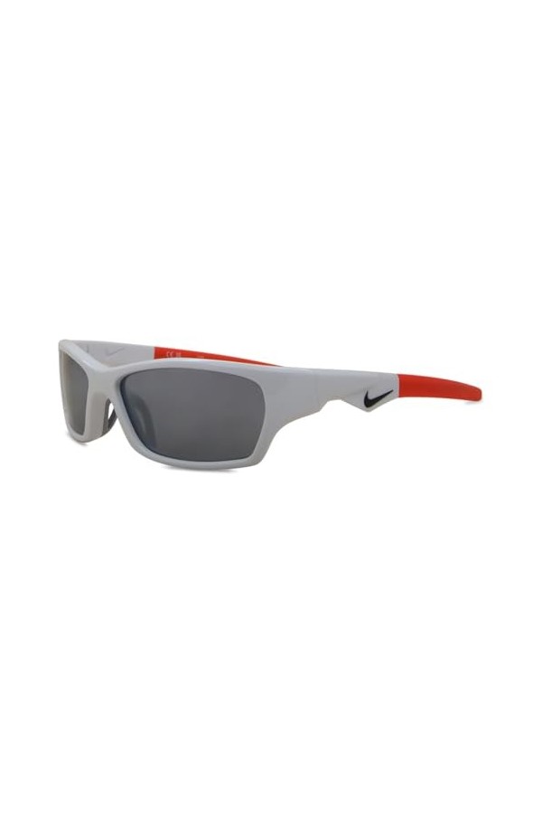 Nike Sun Sunglasses, 100 White Silver Flash, 57 Unisex