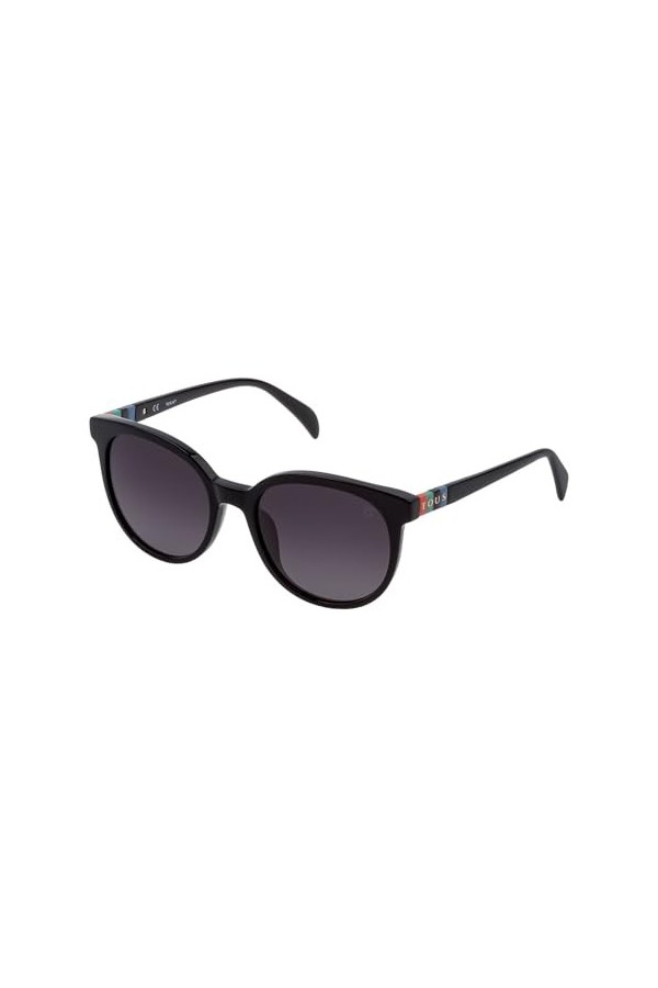 Tous Stoa84 Lunettes de Soleil, Noir Brillant, 54 Femme