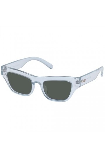 Le Specs HANKERING Lunettes de soleil rectangulaires avec protection UV pour homme et femme, kaki mono/fumier