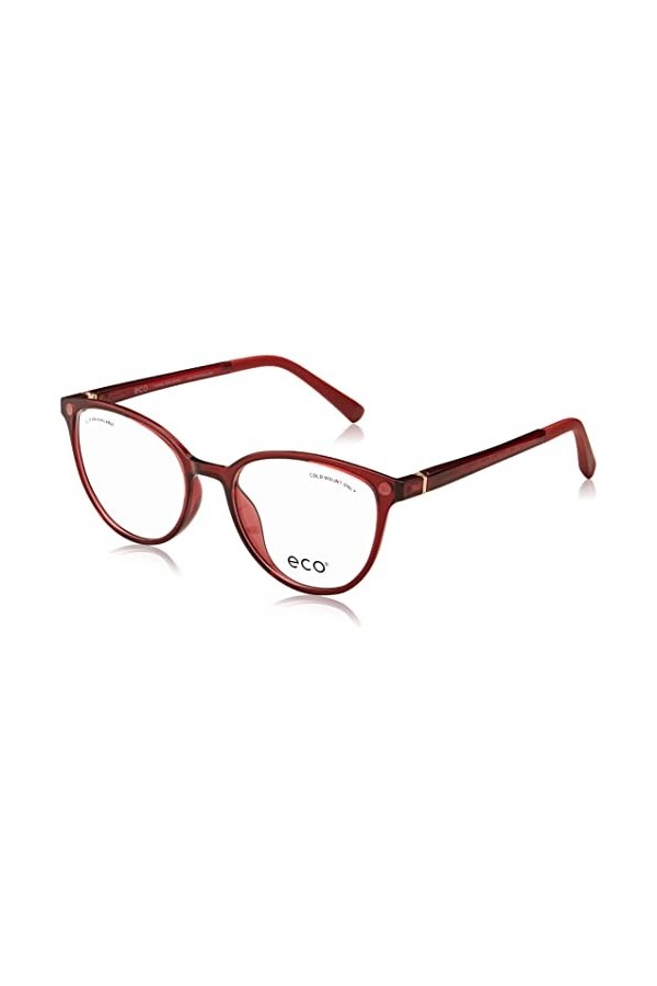 MODO & ECO Kea Lunettes de Soleil, Bordeaux, 50 Femme
