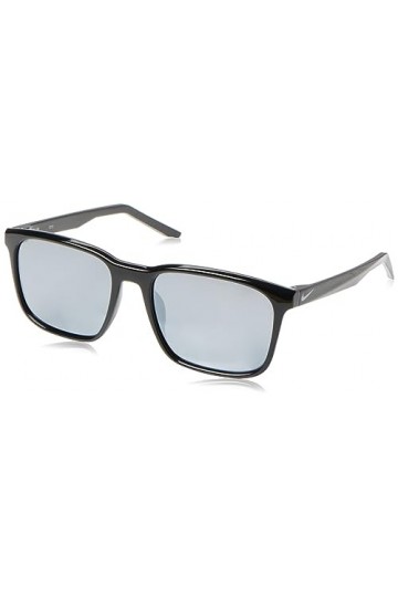 Nike Sun Sunglasses, 010 Black Polar Silver FL, 58 Unisex