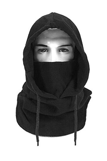 PURECITY Cagoule Masque Tour de Cou Protection Froid Canadienne Polaire Black Panther - Outdoor Montagne Randonnée Ski Snow S