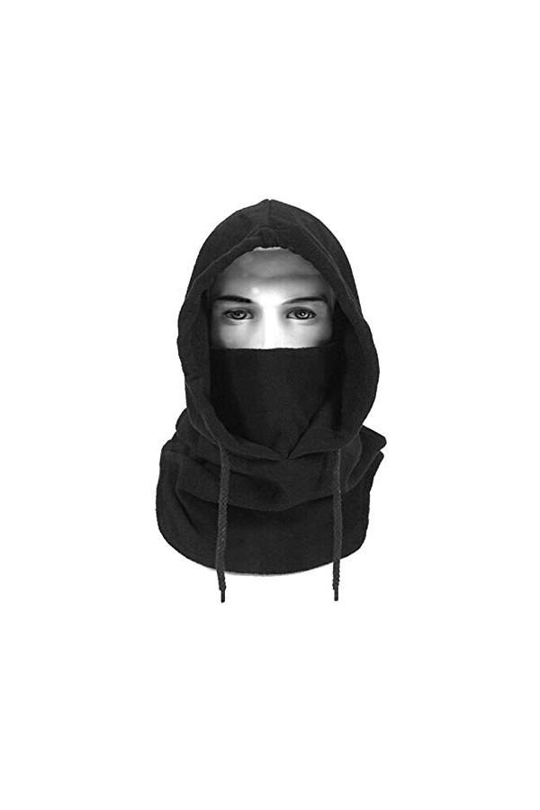 PURECITY Cagoule Masque Tour de Cou Protection Froid Canadienne Polaire Black Panther - Outdoor Montagne Randonnée Ski Snow S