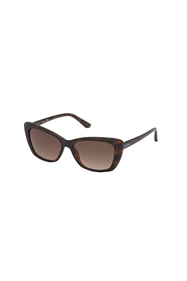 Guess Gu7774 Lunettes de Soleil, Dark Havana, 55 Femme