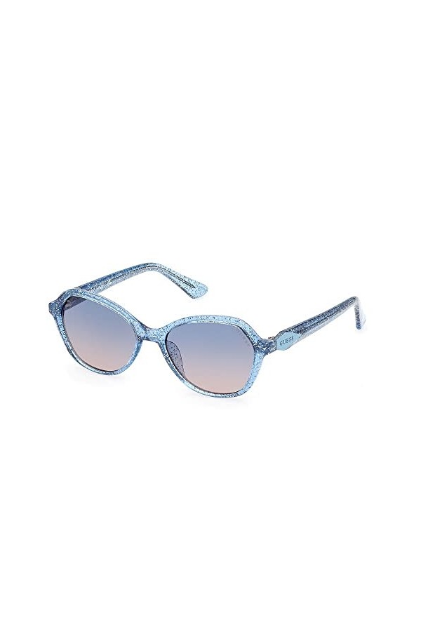 Guess GU9239 Lunettes de Soleil, Bleu/Autre, 48/15/130 Femme
