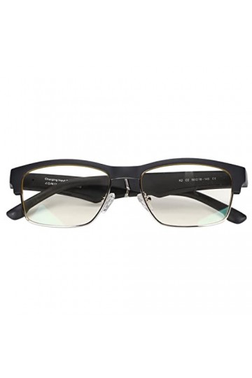 Lunettes de Soleil Bluetooth sans Fil, Lunettes Audio Intelligentes avec Lumière Bleue, Lunettes de Soleil Audio pour Hommes 