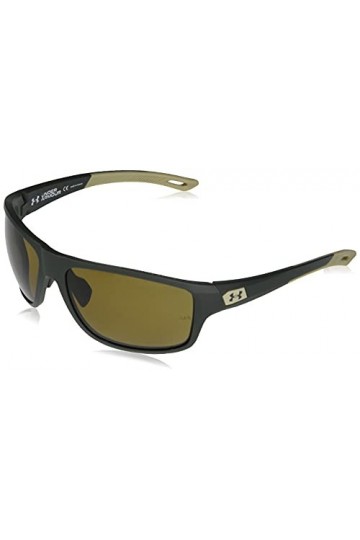 UNDER ARMOUR Femme UA 0004/S Lunettes de Soleil, Verde/Marrón Polarizado, 65