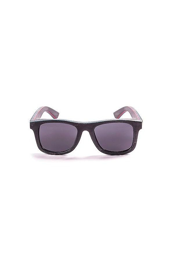 OCEAN Sunglasses VENICE BEACH Lunettes de soleil unisexes polarisées pour homme et femme, Skate foncé marron et bleu