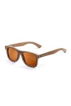 OCEAN Sunglasses VENICE BEACH Lunettes de soleil unisexes polarisées pour homme et femme, Skate foncé marron et bleu