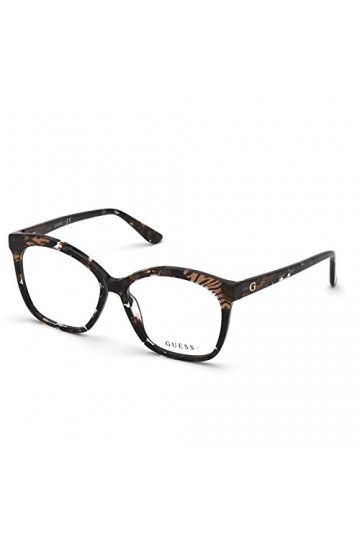 Guess Gu2820 Lunettes de Soleil, Marron foncé, 55 Femme
