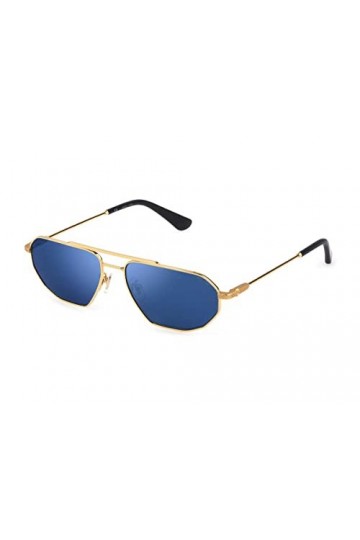 Police SPLF66 Sunglasses, Shiny Endura Gold Sandblasted Or Matt Pa, 58 Unisex