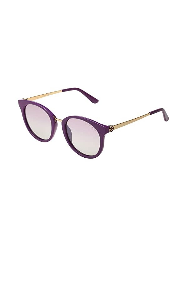 Guess 0, Lunettes de Soleil Femme, Shiny Violet, 52