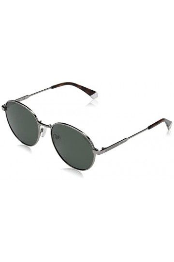 Polaroid PLD 4135/s/x Sunglasses, 6LB/UC Ruthenium, 54 Unisex
