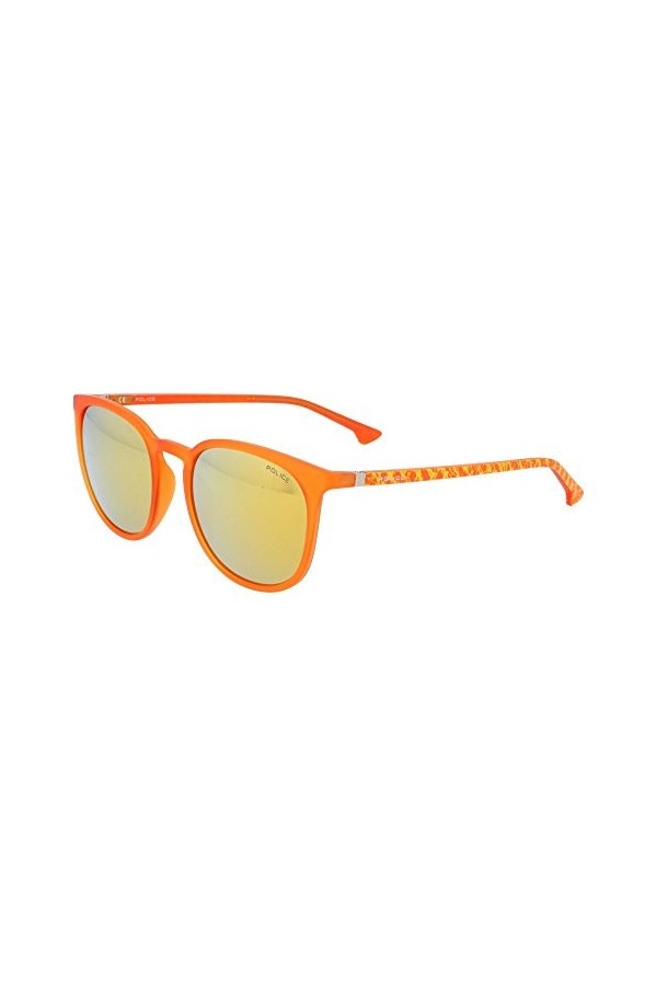 Police SPL343 Sunglasses, Orange, 52 Unisex