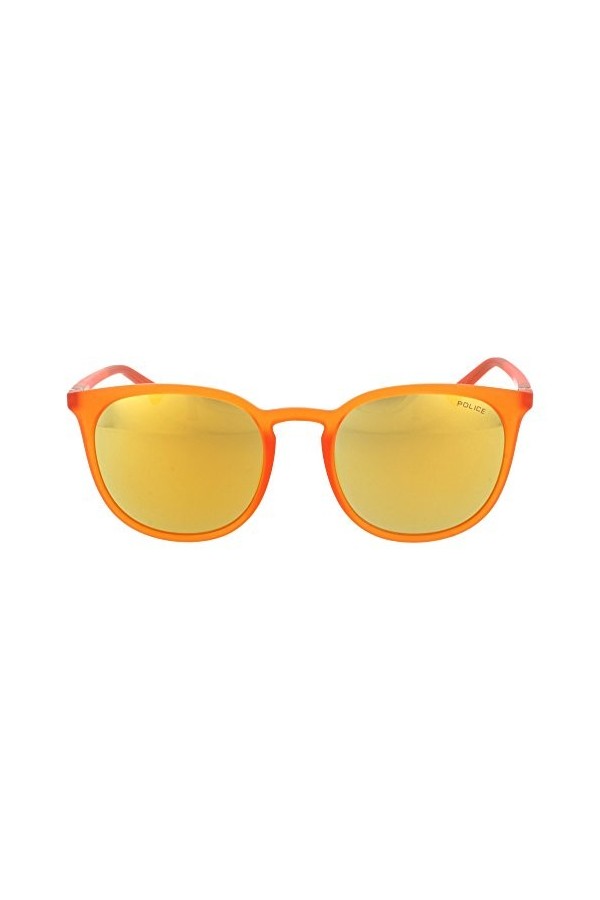Police SPL343 Sunglasses, Orange, 52 Unisex