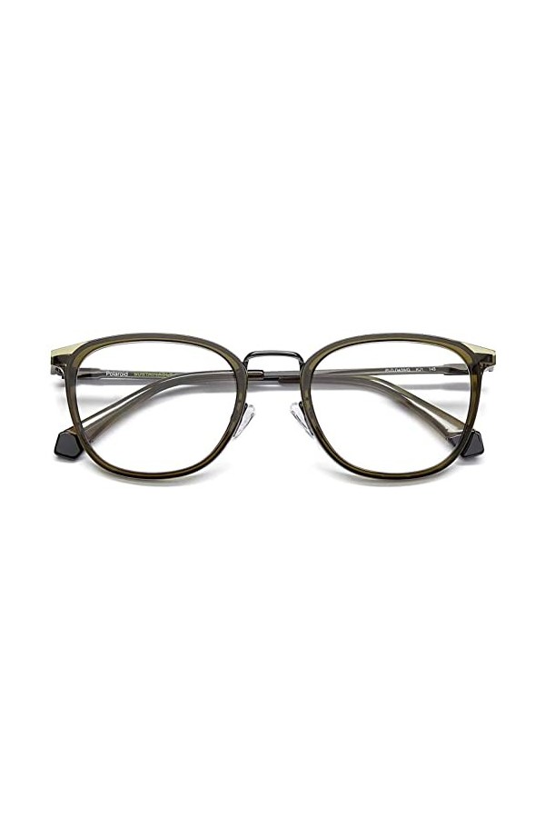 Polaroid Eyeglasses Sunglasses, KJ1/21 DK Ruthenium, 52 Unisex