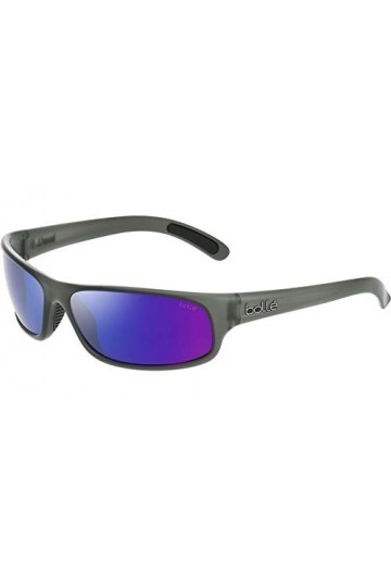Bollé Mixte Anaconda Lunettes de Soleil, Cristal Gris Mate, M