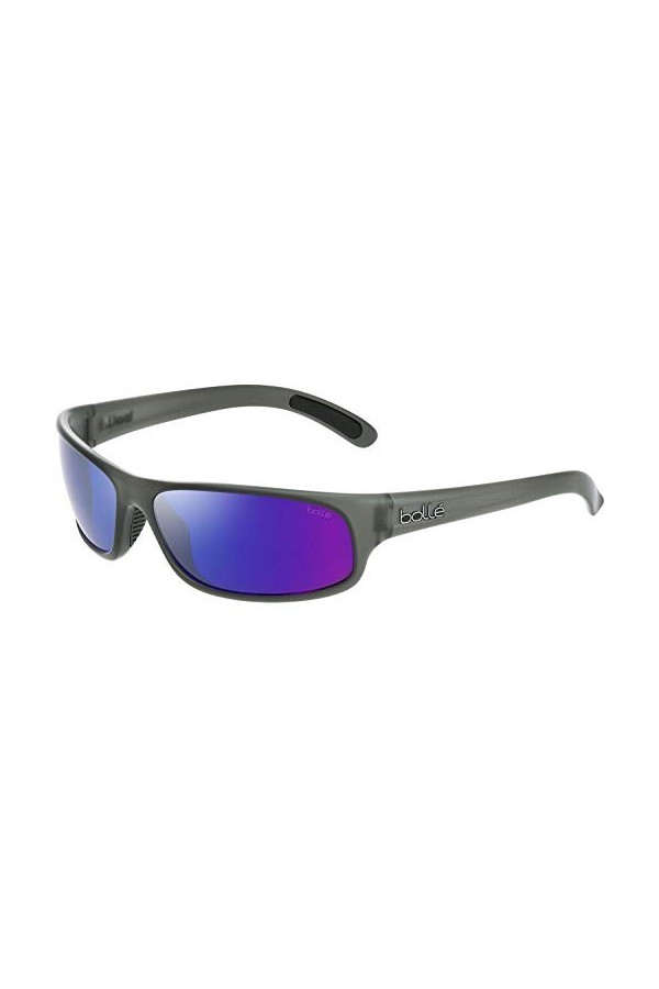 Bollé Mixte Anaconda Lunettes de Soleil, Cristal Gris Mate, M
