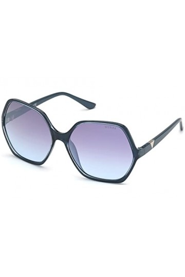 Guess Gu7747 Lunettes de Soleil, Bleu Clair Brillant, 62 Femme
