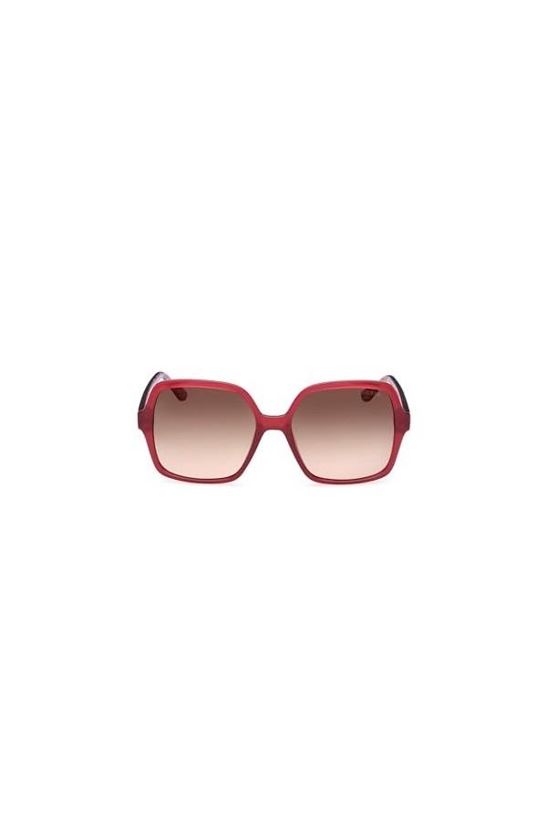 Guess Gu7921-h Lunettes de Soleil Femme, Bordeaux Brillant Rouge , Taille Unique