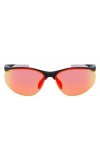 Nike Sun Sunglasses, 011 Black Red Mirror, 69 Unisex