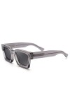 FOOOZ Lunettes de soleil carrées en cristal épais hommes polarisées conduite lunettes de soleil femmes Designer UV400, A01 no