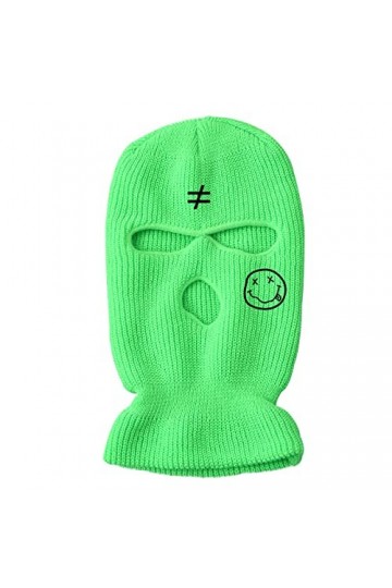 IMSMM Cagoule de ski 3 trous en laine tricotée pour lhiver et le cyclisme, 1