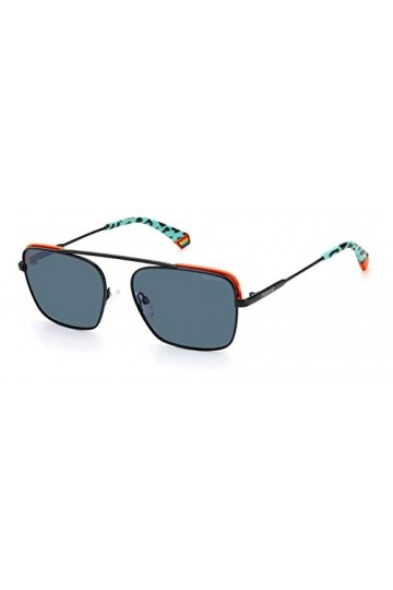 Polaroid PLD 6131/S D51/C3 Black Blue 56 Sunglasses, Unisex-Adult