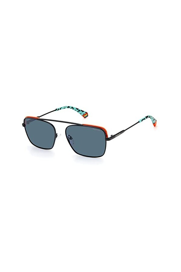Polaroid PLD 6131/S D51/C3 Black Blue 56 Sunglasses, Unisex-Adult