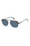 Polaroid PLD 6131/S D51/C3 Black Blue 56 Sunglasses, Unisex-Adult
