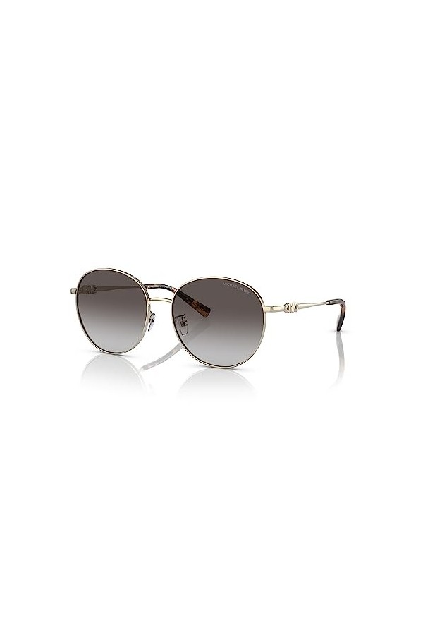 Michael Kors Lunettes de Soleil, Or Clair/Dégradé Gris Foncé, 223 Unisex