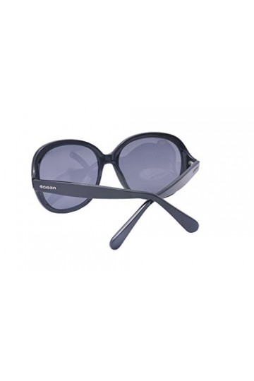 Ocean Sunglasses - Elisa - lunettes de soleil polarisées - Monture : Noir Laqué - Verres : Revo Bleu 15300.1 