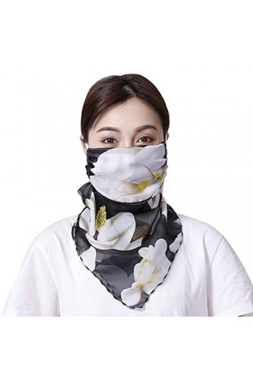 Masque à Foulard Anti UV Sport Cagoule Antipoussière Cache Cou Demi Visage Protège Cyclisme Bandana UPF50+ Femme Masque Sécha