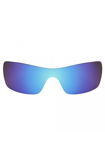 Revant Verres de Rechange Compatibles avec Oakley Batwolf, Polarisés, Bleu Glacier MirrorShield